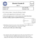 electric circuits quiz