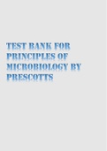 TEST BANK FOR PRINCIPLES OF MICROBIOLOGY BY PRESCOTTS|ALL CHAPTERS|COMPLETE|