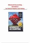 Solutions For Advanced Accounting, 5th Edition by Robert F. Hopkins, Patrick E.; Halsey, All Chapters 1-13 | Complete Guide A+