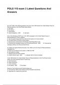 POLS 115 exam 3 Latest Questions And Answers