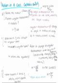 Physics 9702 AS & A level Motion in A Circle (Chpt 12) Syllabus Points Q&A