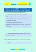 BSACS EXAM PREP QUESTIONS AND  CORRECT ANSWERS | LATEST UPDATE