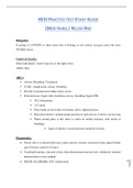 HESI PRACTICE TEST STUDY GUIDE (MED-SURG / NCLEX-RN)