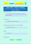 FGCU A&P 1: EXAM 1 REVIEW QUESTIONS AND CORRECT ANSWERS |  LATEST UPDATE