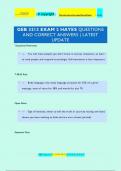 GEB 3213 EXAM 2 HAYES QUESTIONS  AND CORRECT ANSWERS | LATEST  UPDATE