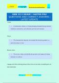 GEB 3213 EXAM 1 HAYES FSU QUESTIONS AND CORRECT ANSWERS |  LATEST UPDATE