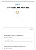 PPCT STUDY GUIDE QUESTIONS AND ANSWERS