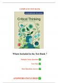 Test Bank for Critical Thinking: 2024 Release by Brooke Noel Moore