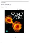 Test Bank For   Becker's World of the Cell, 10th Edition (Hardin, 2022) All Chapters  1-26|| Latest Edition