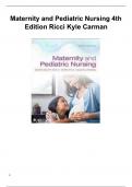 Test Bank Maternity and Pediatric Nursing 4th Edition Ricci Kyle Carman