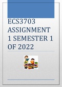 ECS3703 ASSIGNMENT 1 SEMESTER 1 OF 2022