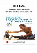  Test Bank for Hole's Human Anatomy and Physiology 16th Edition By Welsh and Craver, All 24 Chapters Complete and Verified ISBN: 9781260598186