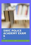 SWIC POLICE ACADEMY EXAM 6