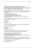 HESI LPN-ADN ENTRANCE HESI LPN-ADN ENTRANCE EXAM