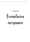 Formulación inorgánica