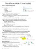 Samenvatting Medische Biochemie deeltentamen 1 