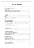 Summary Electricity, Electronics and Photonics