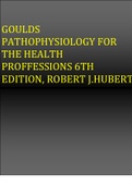 EST BANK FOR GOULDS PATHOPHYSIOLOGY FOR THE HEALTH PROFESSIONS 6TH EDITION,ROBERT J.HUBERT 