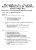 Test Bank - Pharmacotherapeutics for Advanced Practice Nurse Prescribers 5th Edition Woo Robinson Test_Bank