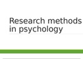 Research Methods in Psychology 