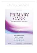 Primary Care: A Collaborative Practice 5th Edition Buttaro Test Bank