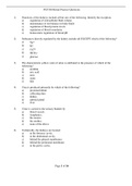 PGY 300 Renal Practice Questions Spring  (2021-2022) 100% 