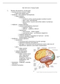 NU 545 Unit 2 Study Guide- University of South Alabama