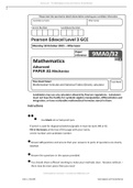  Edexcel GCE In Mathematics (9MA0) Paper 31 Statistics QP 2021