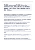 TNCC test prepA, TNCC Notes for Written Exam, TNCC Notes for Written Exam, TNCC Prep, TNCC EXAM, TNCC 8th Edition