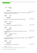 HSCO 508 EXAM 1Latest 2021/2022; Attempt score 96/100.