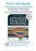 Test Bank for Advanced Practice Nursing: Essential Knowledge for the Profession 5th Edition by Susan M. DeNisco, All Chapters | Complete Guide A+