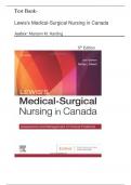 Test Bank - Lewis’s Medical-Surgical Nursing in Canada, 5th Edition ( Tyerman, 2025) All Chapters 1-72|| Newest Edition