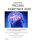 PYC1501 EXAM PACK 2020