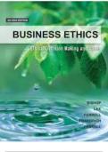 Test Bank for Business Ethics Ethical Decision Making and Cases An Asia Edition 1st Edition By David L. Bishop