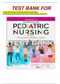 TEST BANK FOR Wong's Essentials of Pediatric Nursing 11th Edition by Marilyn J. Hockenberry PhD Latest Update Quality Document.