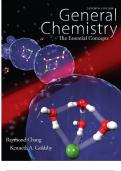 Test Bank for General Chemistry The Essential Concept 7th Edition by Raymond Chang.