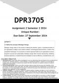 DPR3705 Assignment 2 (ANSWERS) Semester 2 2024 - DISTINCTION GUARANTEED