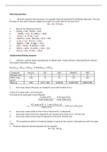 Georgia Military CollegeCHE 105Stoichiometry Answer Key