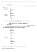 NURS 44654465 quiz 4  QUESTION AND ANSWERS