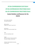 Exam (elaborations) ATI RN COMPREHENSIVE EXIT EXAM 2 LATEST 2021 (GRADED A) diet for chronic renal failure low protein & potassium DM pt teaching change shoes, wash feet w/soap & water pulse pressure subtract systolic value from diastolic value lantus nev
