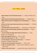 ATO FINAL EXAM 2023 Questions and Answers Complete