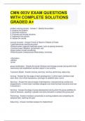 CMN 003V EXAM QUESTIONS WITH COMPLETE SOLUTIONS GRADED A+