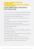 Florida FSBPT State Jurisprudence Exam Study Guide