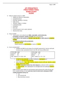 ATI PEDIATRICS PROCTORED FINAL EXAM STUDY GUIDE 2021/2022