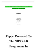 Nurses’ Use Of Research Information In Clinical Decision Making: A Descriptive and Analytical Study