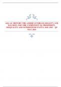 AQA AS HISTORY THE AMERICAN DREAM: REALITY AND  ILLUSION, 1945–1980 COMPONENT 2Q PROSPERITY,  INEQUALITY AND SUPERPOWER STATUS, 1945–1963 QP  MAY 2024 