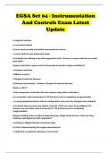 EGSA Set 04 - Instrumentation And Controls Exam Latest Update 