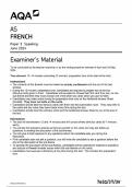 AQA AS FRENCH Paper 3 Speaking June 2024 7651-3T-V-TN-French-AS-8Apr24to24May24