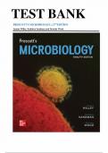 TEST BANK For Prescott’s Microbiology, 12th Edition by Joanne Willey, ISBN:9781265123031, All 42 Chapters Covered, Verified Latest Edition