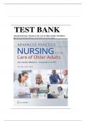 Test Bank Advanced Practice Nursing in the Care of Older Adults 3rd Edition Kennedy-Malone ||all Chapters.